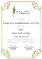 World luxury Spa Award 2020